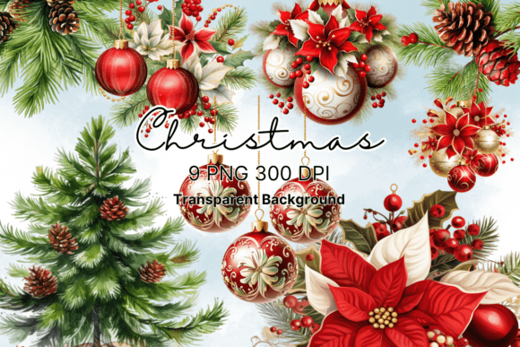 Download Watercolor Christmas Ornaments Clipart - Christmas ornaments Collection