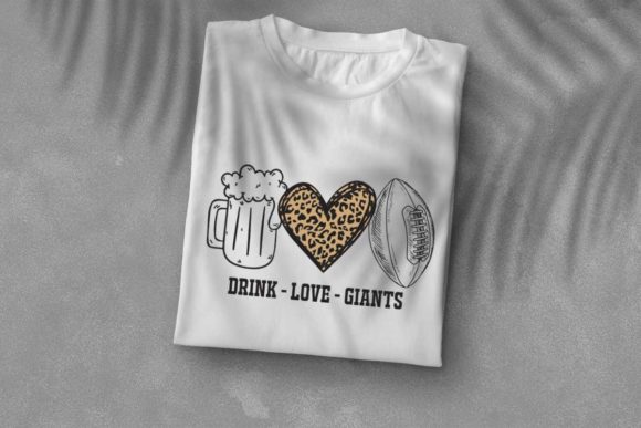 Download NFL Drink Love Giants DIY Crafts Files - Premium Resources