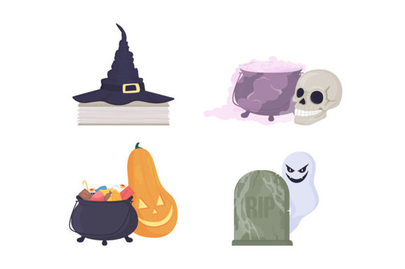 Download Spooky Halloween Decorations Semi Items - Spooky Collection