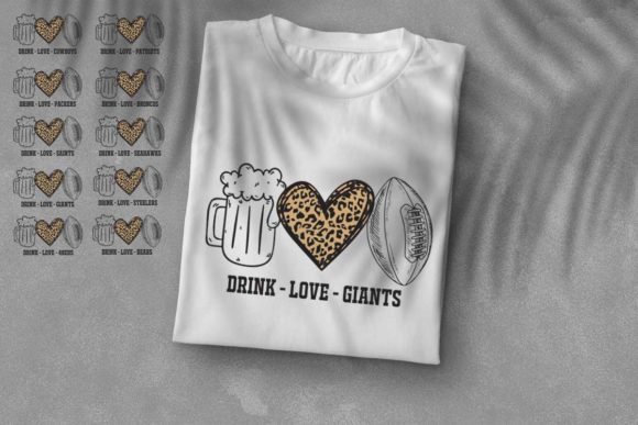 Download NFL Drink Love Bundle DIY Crafts Files - Premium Resources