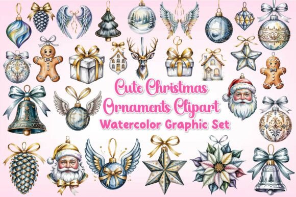 Download Cute Christmas Ornaments Clipart - Christmas ornaments Collection